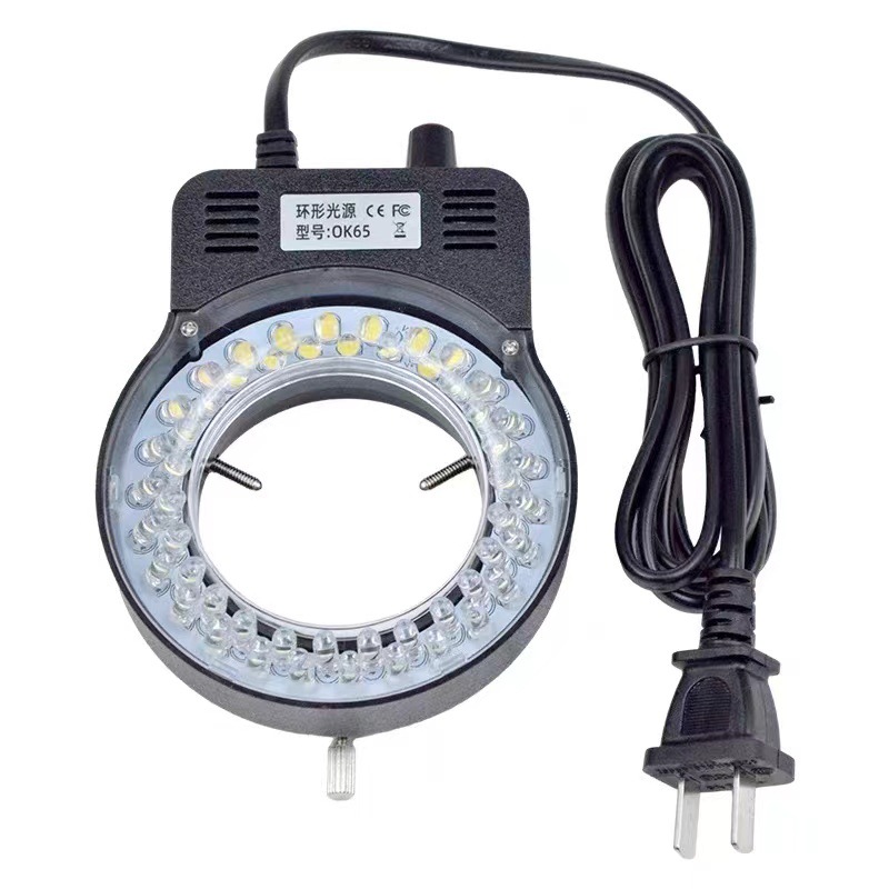 Lighting Visual - 顕微鏡 LED リング光源内径 63MM 調整可能な光源視覚的集光、実体顕微鏡補助光