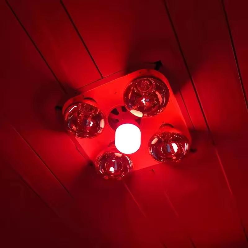 Lighting Christmas Decor - 新型ハイパワーレッドLED電球 E27/B22 220V 5W 10W 15W