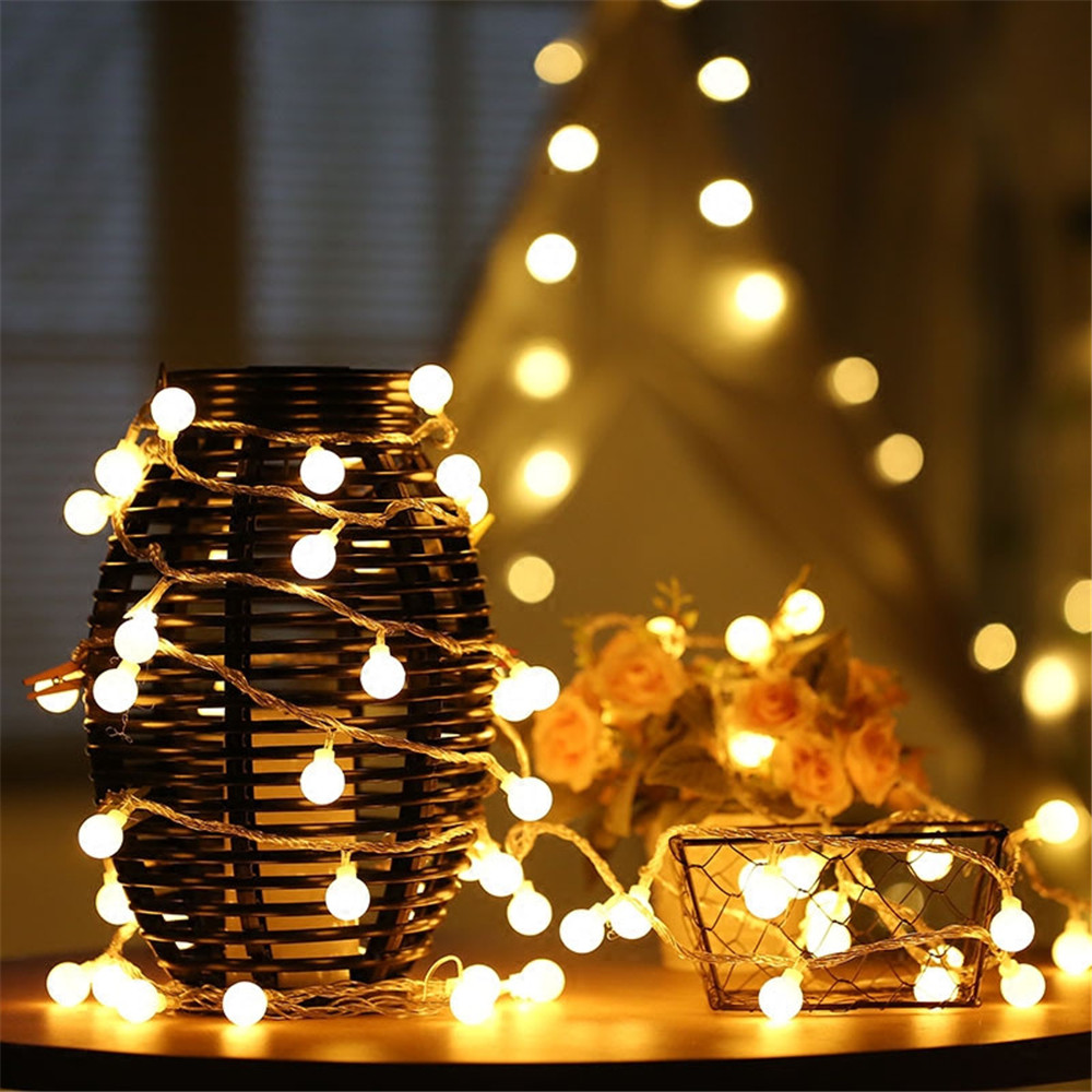 3-10M ソーラー/USB/バッテリー式ストリングライト、 - Lighting Christmas Decor のレビューと価格