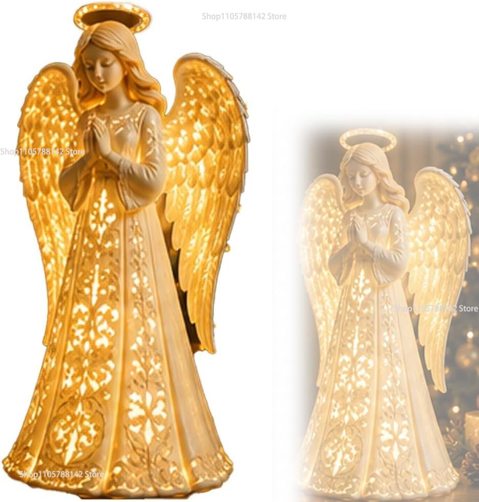 クリスマス・エンジェル・ブレンディング・ウォールライト。星が - Lighting Christmas Decor のレビューと価格