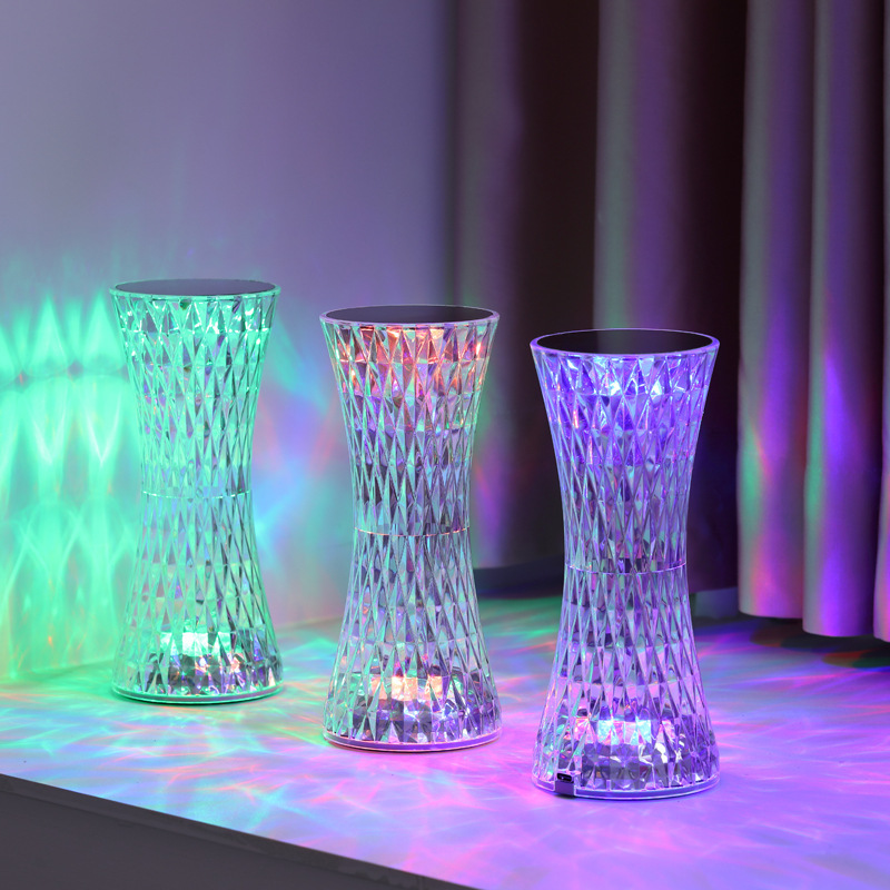クリスタルベッドサイドテーブルランプクリスマスアクリル装飾ナ - Lighting Decor Bedroom のレビューと価格
