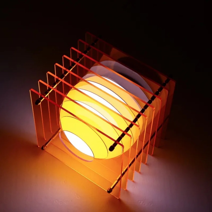DIY アクリル千層ランプムーンランプデスクトップ装飾中断雰 - Lighting Decoration Ideas のレビューと価格