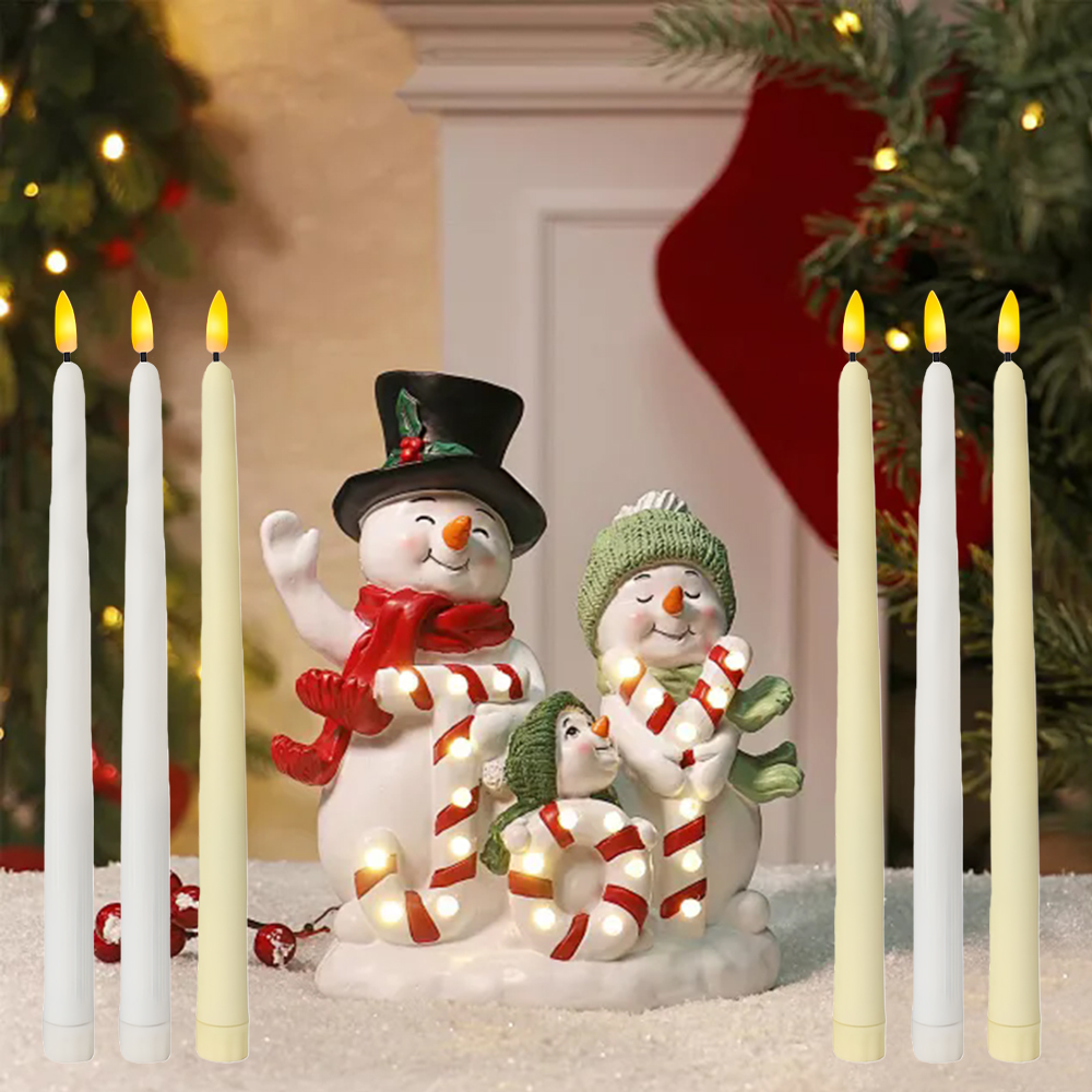 6個入りLEDフレームレステーパーキャンドルライト、電池式L - Lighting Decoration Ideas のレビューと価格