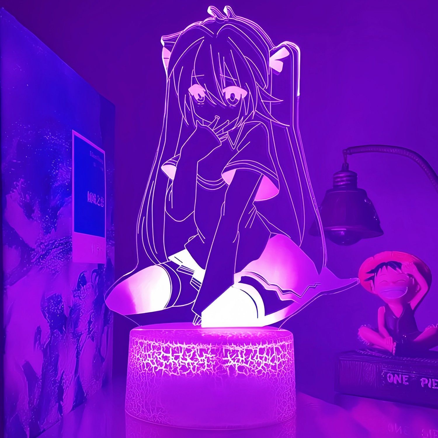 アニメ周辺機器初音ミクフィギュア LED ナイトライト初音ミ - Lighting Decoration Ideas のレビューと価格