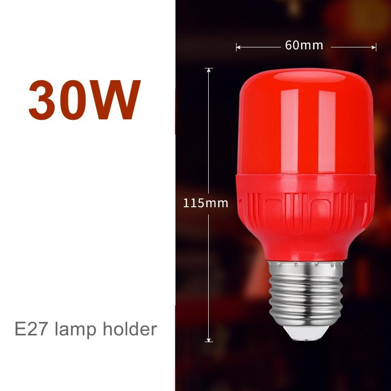 新型ハイパワーレッドLED電球 E27/B22 220V 5 - Lighting Christmas Decor のレビューと価格