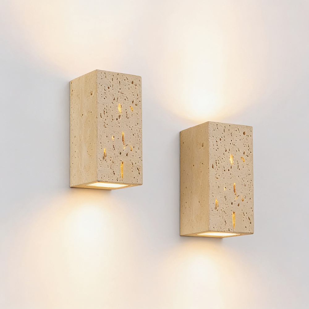 黄色の洞窟石壁ランプ 屋外用 3500K 220V リビング - Decor Lighting Cy のレビューと価格