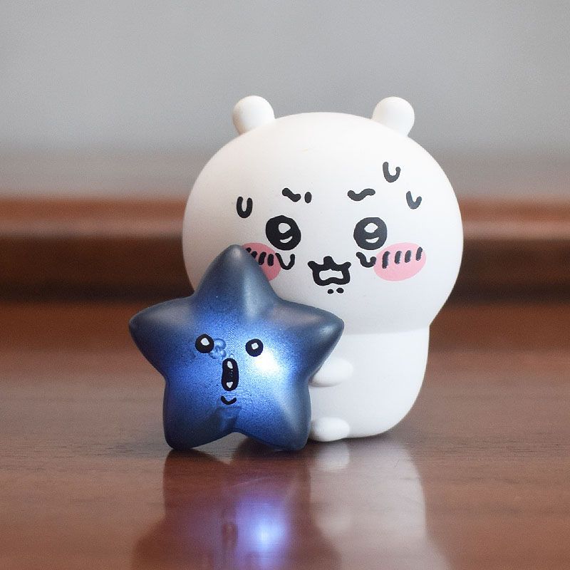 光る星のナイトライト かわいいハチワレウサギ クリマンジュフ - Lighting Decoration Ideas のレビューと価格