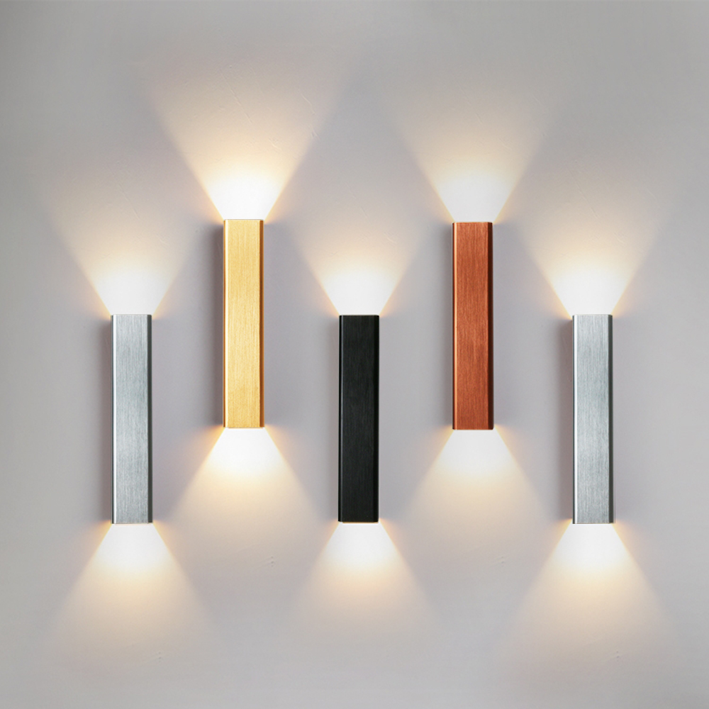 モダンなデザインのアルミニウムLEDウォールライト,屋内照明 - Decor Lighting Cy のレビューと価格