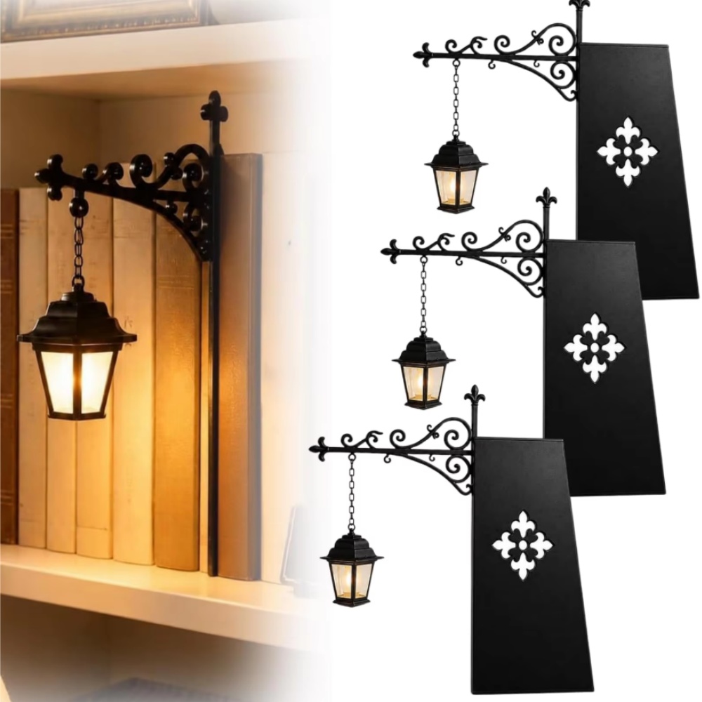 ライブラリーランタン装飾本棚照明レトロライブラリーランタン本 - Decor Lighting Lamps のレビューと価格