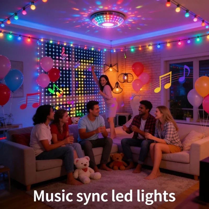 USB電源式アプリ制御LEDカーテンライト、クリスマス、窓、 - Lighting Christmas Decor のレビューと価格