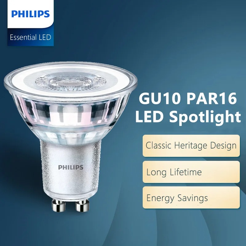 フィリップス GU10 PAR16 エッセンシャル クラシッ - Philips Bulb Led Classic のレビューと価格