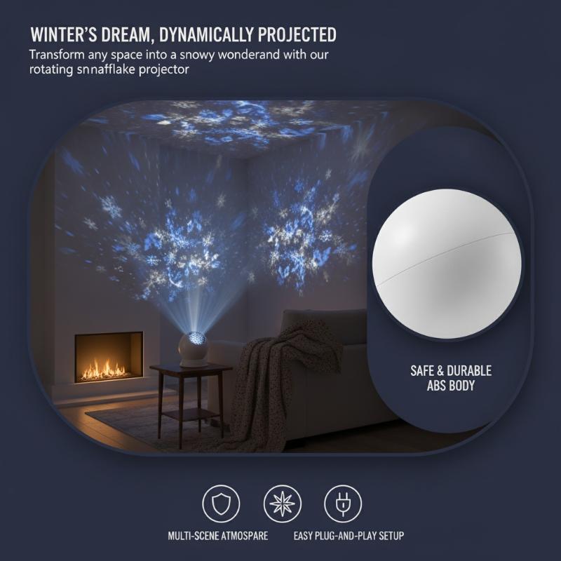 精巧なLEDスノーフレーククリスマスプロジェクターライト。3 - Lighting Christmas Decor のレビューと価格